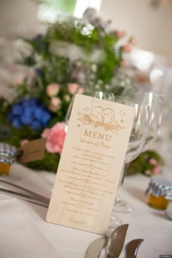 menu mariage